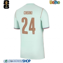 Maglie da calcio Francia Rayan Cherki #24 Seconda Maglia Mondiali 2026  Manica Corta